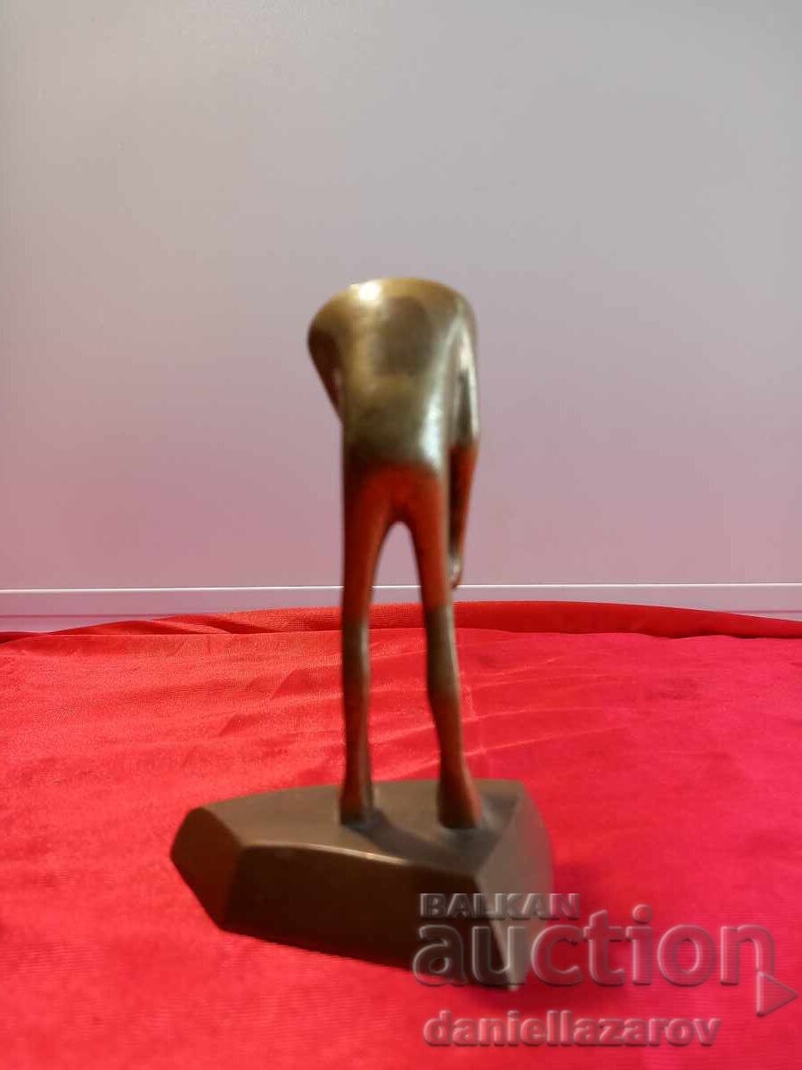 Auction  Small Original Bronze Sculpture, Figurine