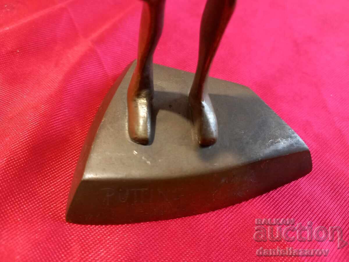 Small Original Bronze Sculpture, Figurine - 5