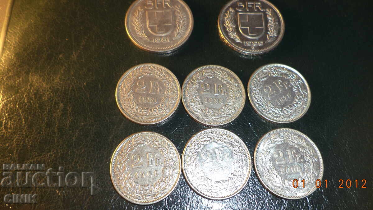 SWISS COINS SWISS COINS