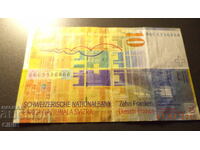 10 FRANCI ELVEȚIENI