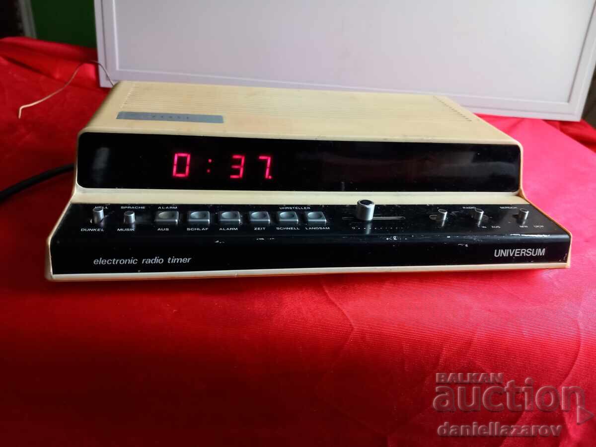 UNIVERSUM Ρετρό ΡΑΔΙΟ, Electronic Radio Timer, 1980s