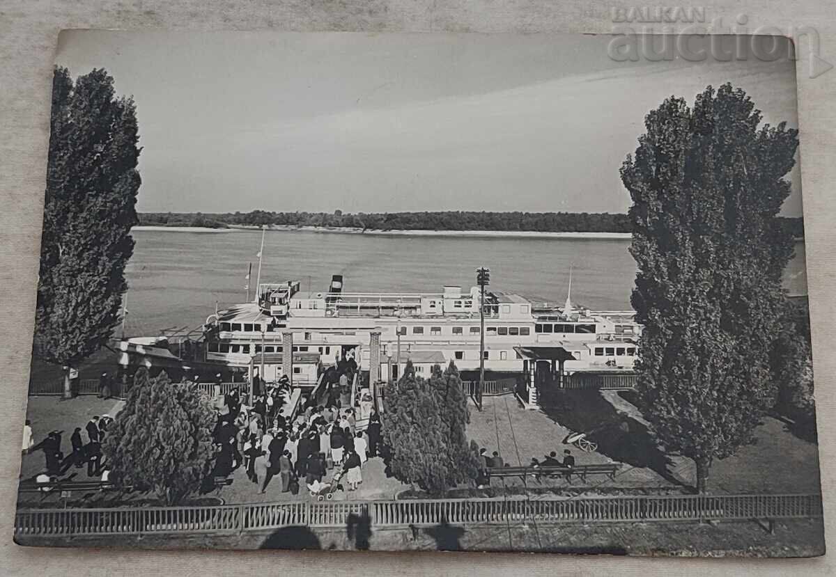 РУСЕ ПРИСТАНИЩЕТО КОРАБ "Г.ДИМИТРОВ" П.К. 1960 г.