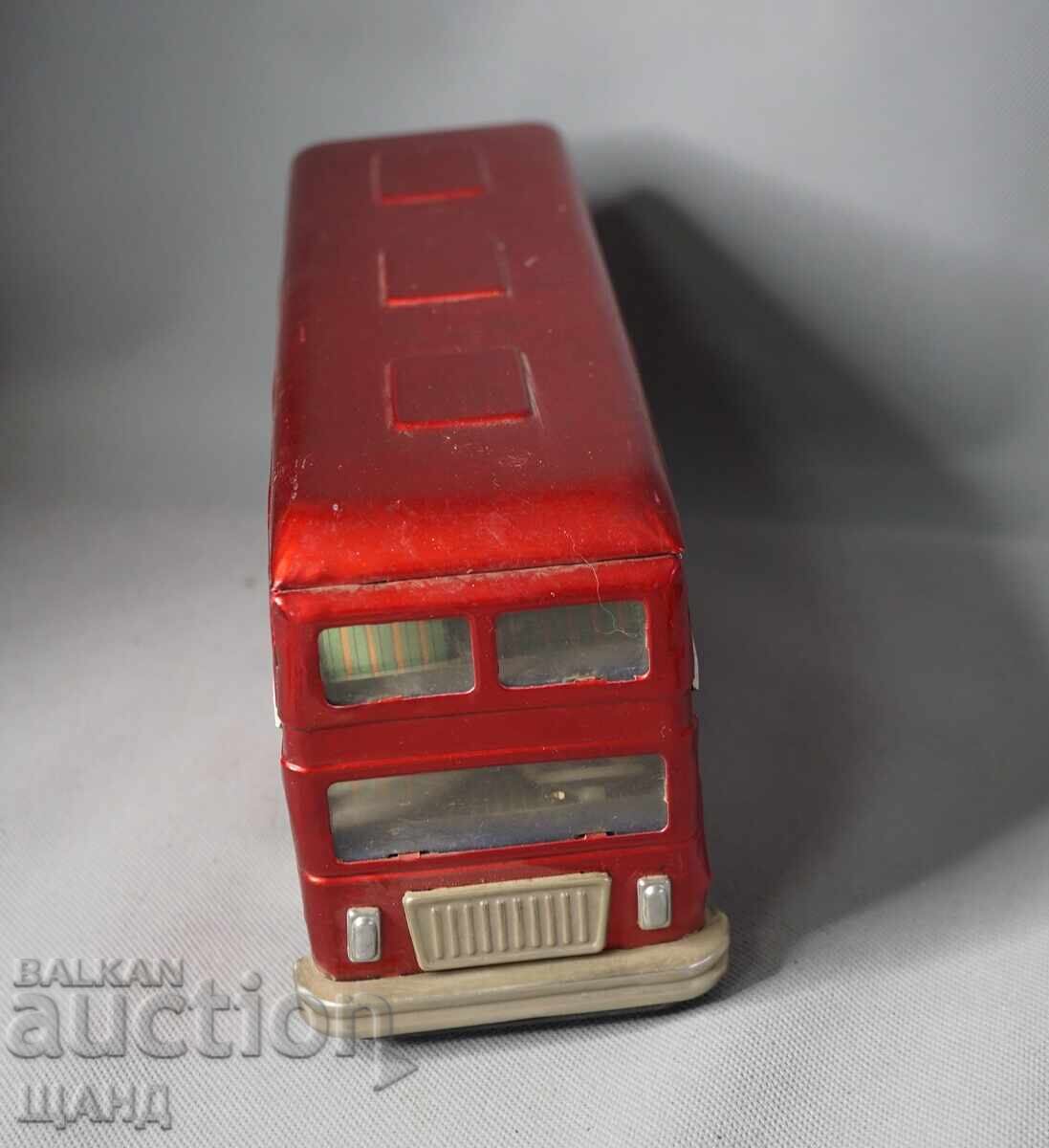 Auction  ME 185 Old Chinese Metal Toy Bus Model