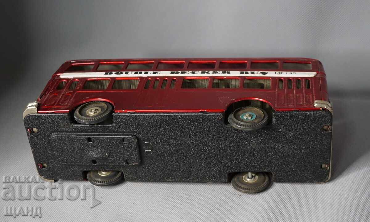 ME 185 Old Chinese Metal Toy Bus Model - 5