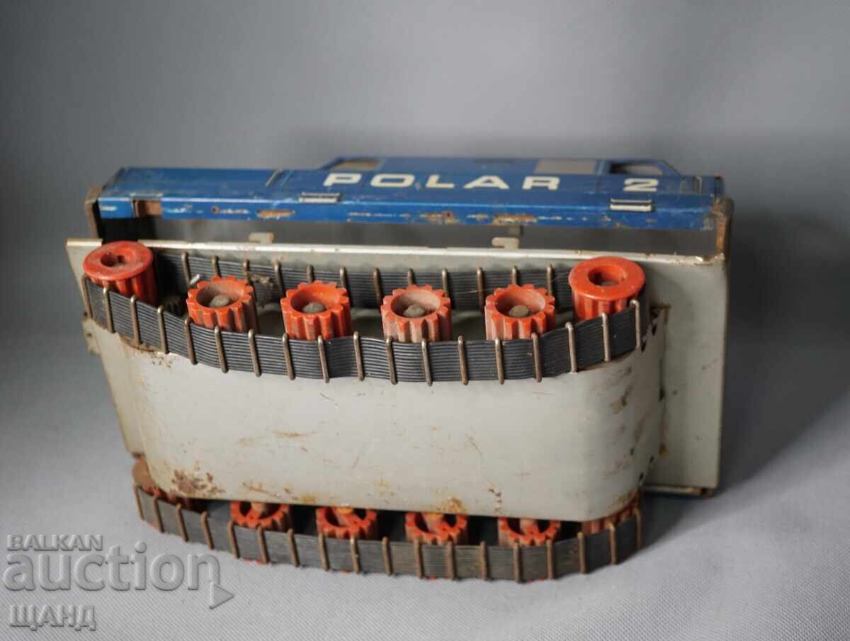 Delivery of POLAR Old German metal tin toy model lunar rover