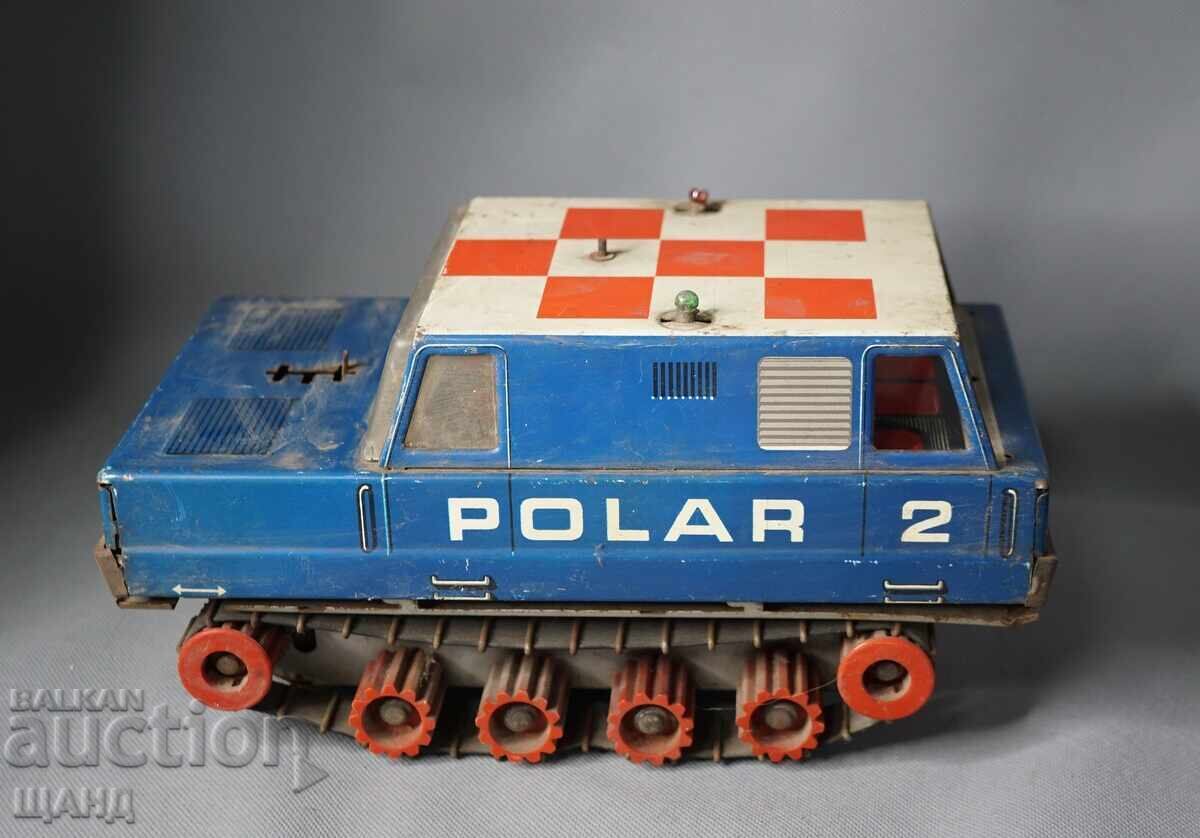 POLAR Jucărie metalică veche germană din tablă model lunar
