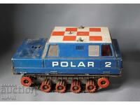 POLAR Jucărie metalică veche germană din tablă model lunar