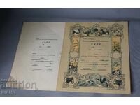 1940 Acțiune de cotă Obligațiune Cooperativă de credit necompletată