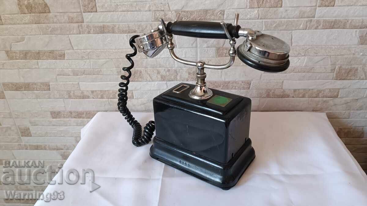 Delivery of Old German phone with a fork - royal era - 1920