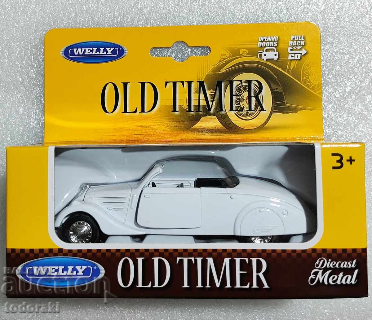 Welly Old Timer 1938 Peugeot 402 Pezho 1:34 Ουίλι Κουτί