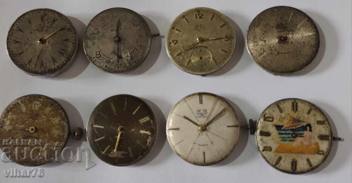 LOT OF 8 GUB-GLASHUTTE HAND WATCHES - 5 LOT OF 8 GUB-GLASHUTTE HAND WATCHES - 5