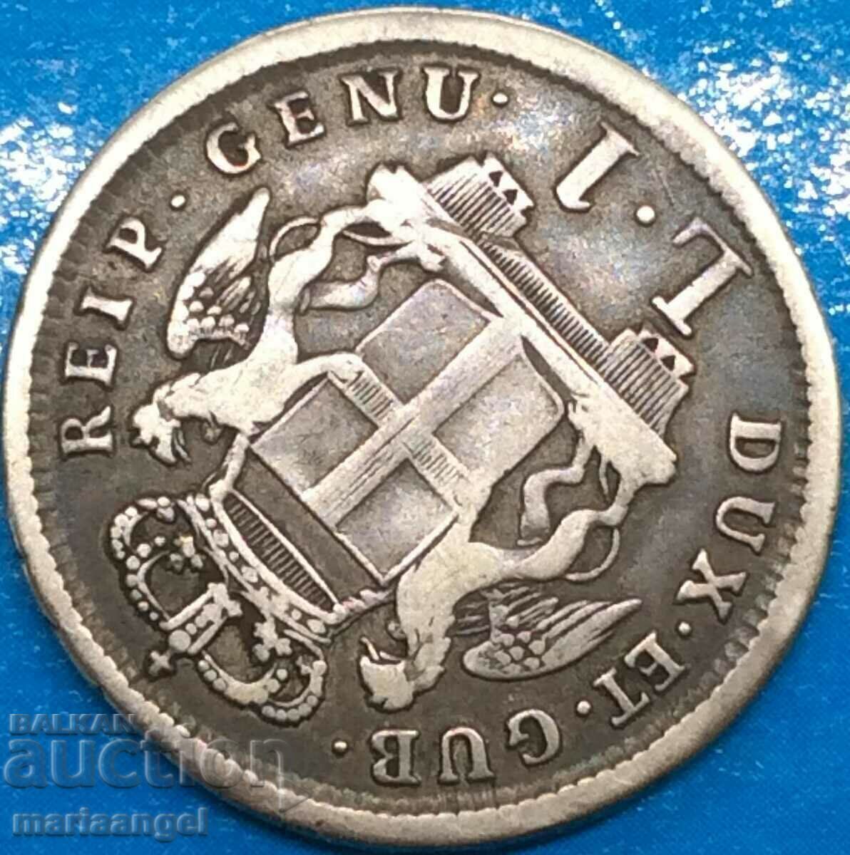 Delivery of Genoa 1 lira 1794 Italy John the Baptist Doge's reign