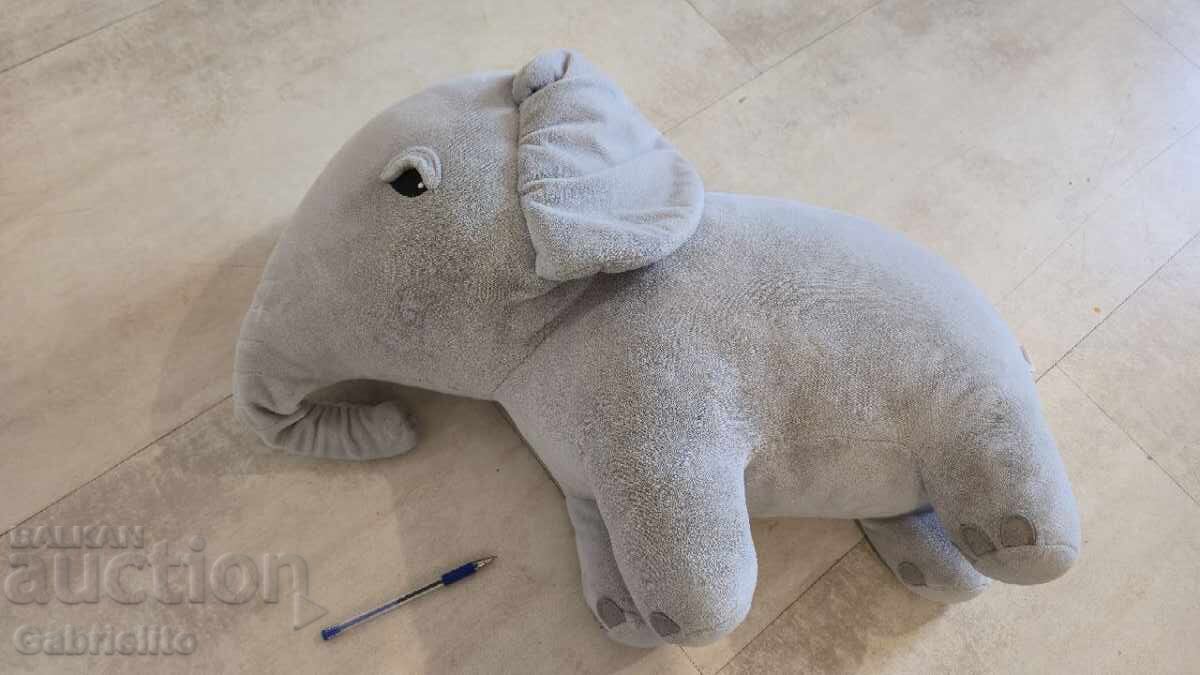 Large plush elephant