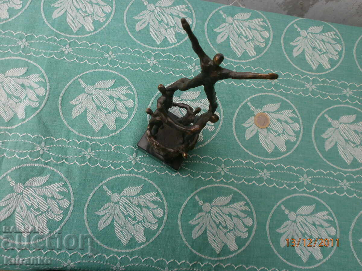 Παλιά, βαριά μπρούτζινη γλυπτική, αγαλματίδιο 26 εκ - 13 Παλιά, βαριά μπρούτζινη γλυπτική, αγαλματίδιο 26 εκ - 13