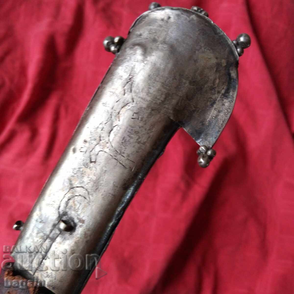 Saber, karabela, knife, handle, silver with price 200.00 BGN | € 102.26