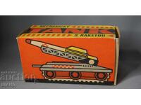 IGRA 1971 Cutie de carton pentru tanc de jucărie mecanic metalic