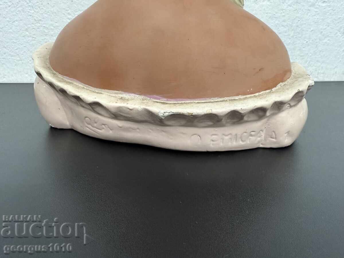 Χειροποίητος κεραμικός ανδριάντας Νο. 7590 - 6