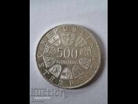 Ασημένιο 500 Σελίνια 1980 / Αυστρία