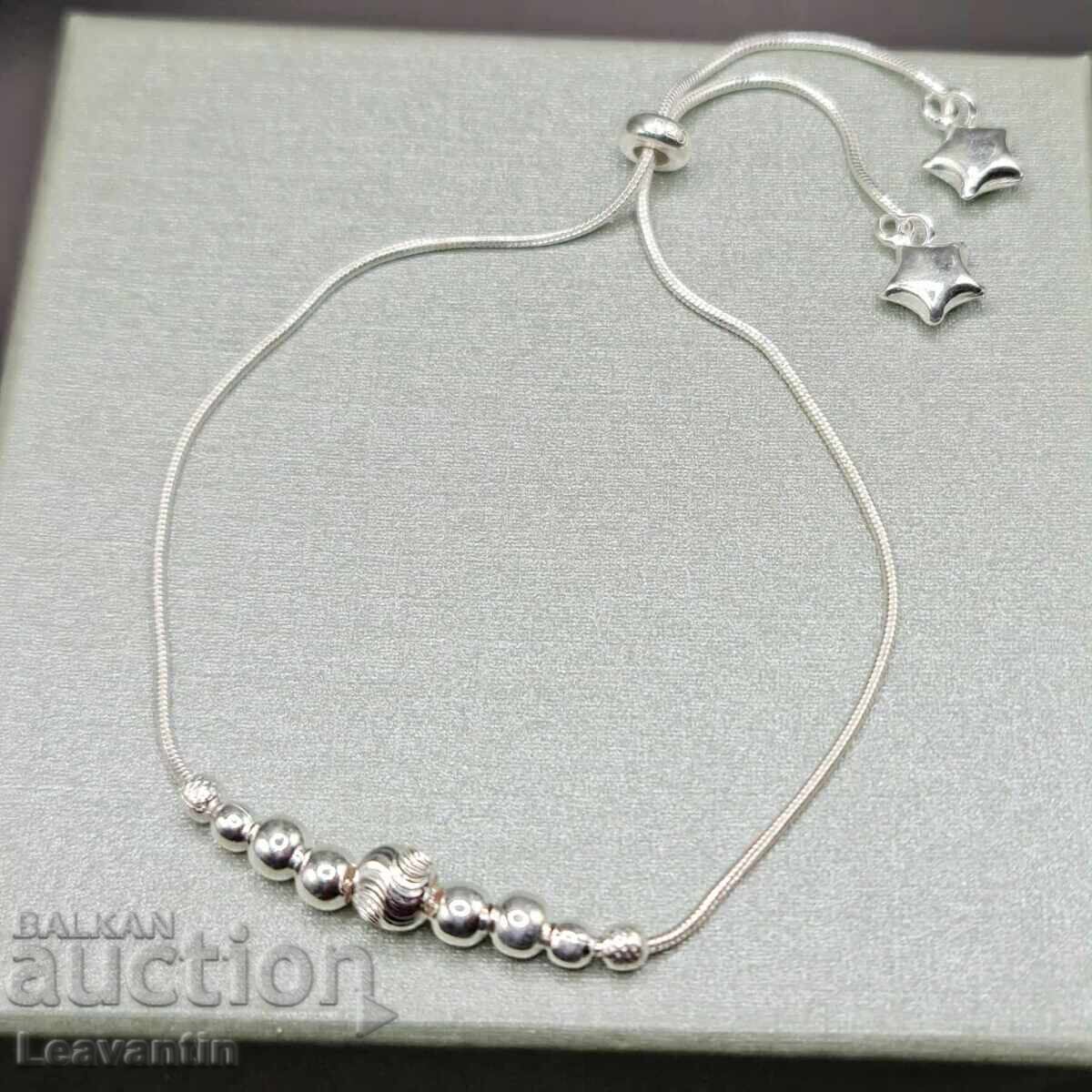 ασημένιο βραχιόλι με τιμή 68.00 BGN | € 34.77