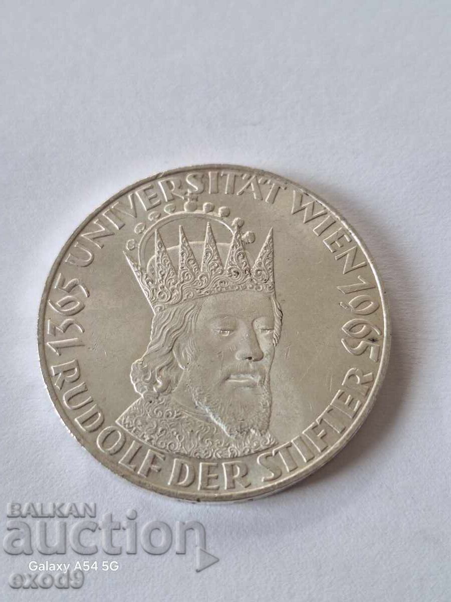 Silver 50 Shillings 1965 / Austria with price 60.00 BGN | € 30.68