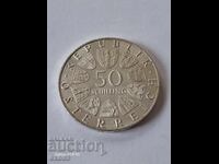 Silver 50 Shillings 1965 / Austria