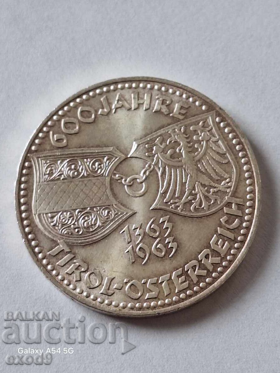 Silver 50 Schillings 1963 / Austria with price 60.00 BGN | € 30.68 Silver 50 Schillings 1963 / Austria with price 60.00 BGN | € 30.68