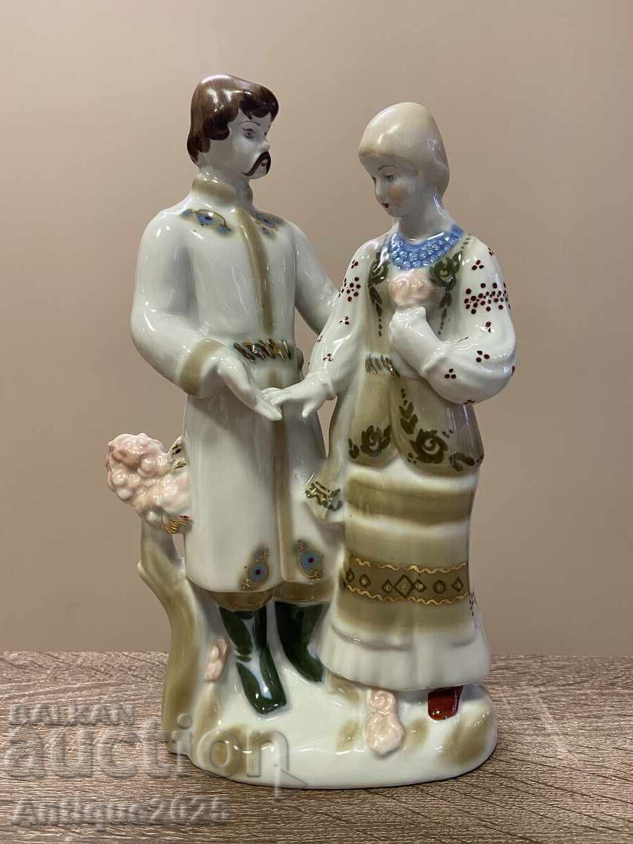 Figurină din porțelan „Mireasă” – Polonne, vintage URSS