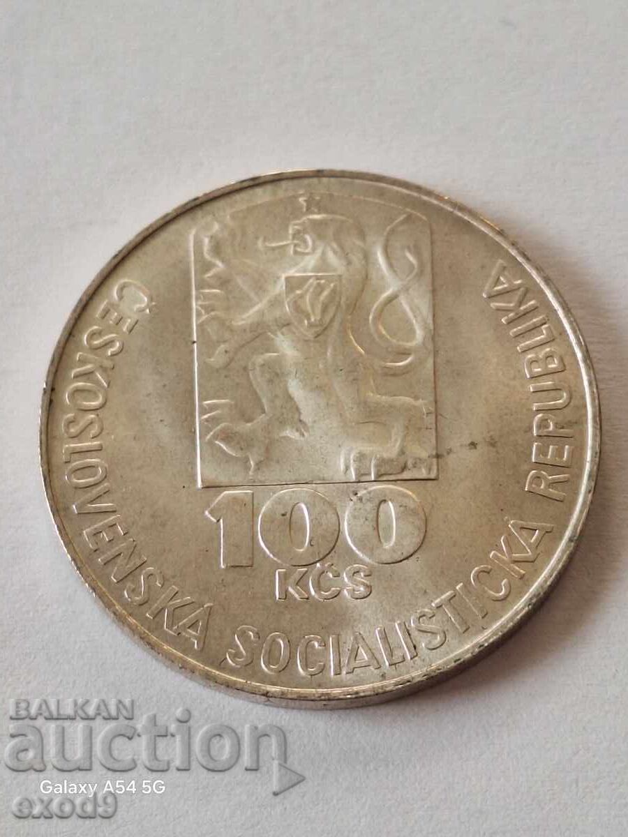 Silver 100 Crowns 1978 / Czechoslovakia Silver 100 Crowns 1978 / Czechoslovakia
