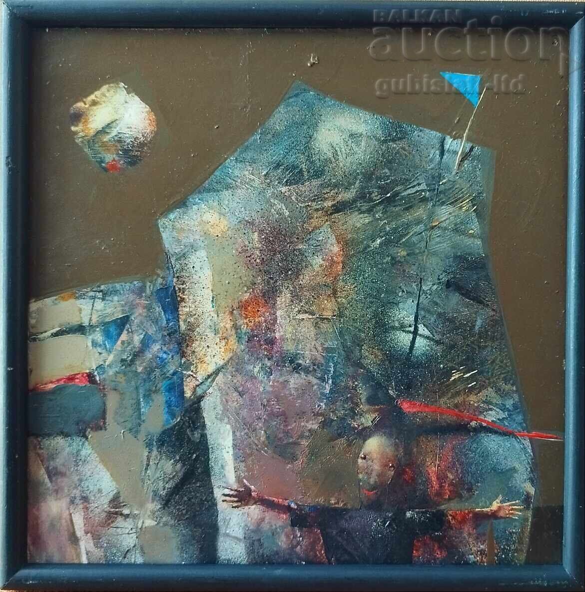 Tablou, compoziție, anii 1990 cu preț € 350.00 | 684.54 BGN