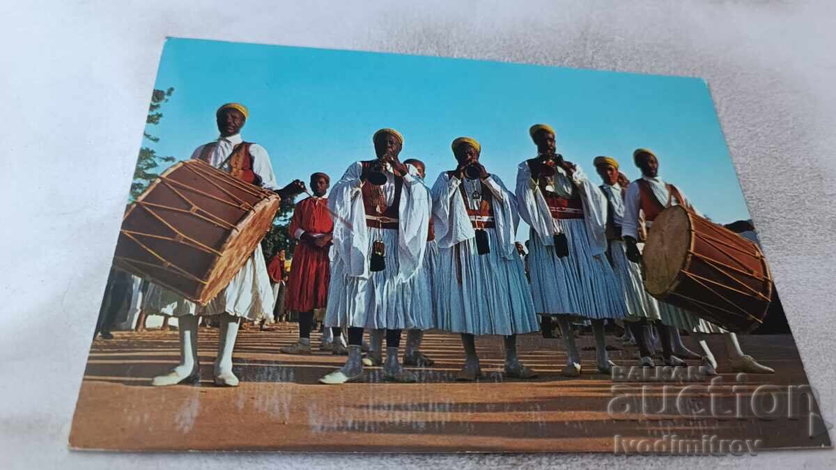 Ταχυδρομική κάρτα Tunisie Folk-loristic Group of Djerba 1969