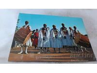 Ταχυδρομική κάρτα Tunisie Folk-loristic Group of Djerba 1969
