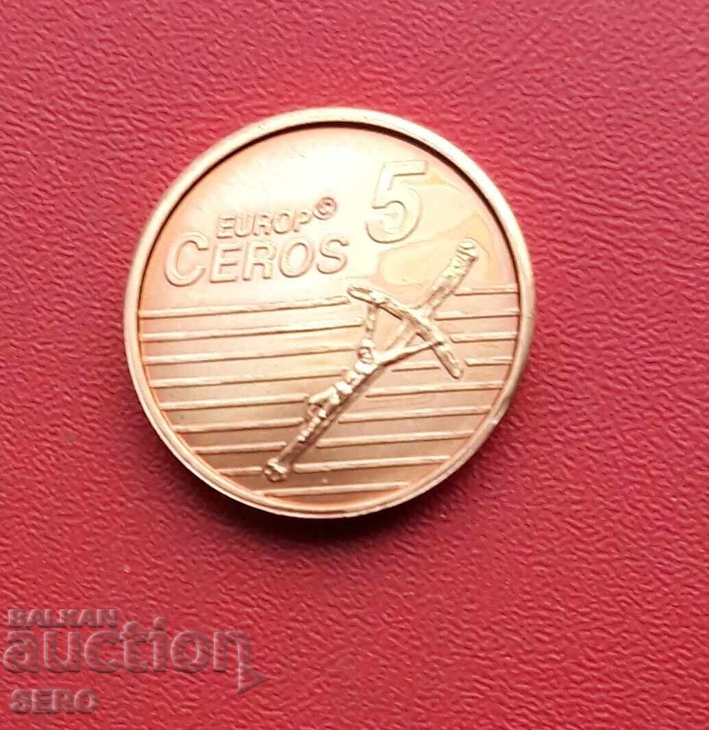 Vatican - 5 Euro Cent 2006 - Proof
