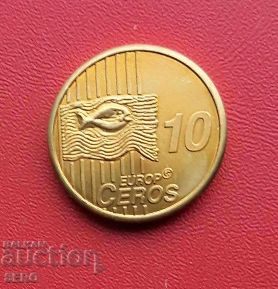 Βατικανό - 10 λεπτά Ευρώ 2006 - Δοκίμιο