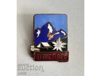 VÂND PLACĂ VECHE EMAILATĂ TURISTICĂ - TURIST ÎN R.P.B