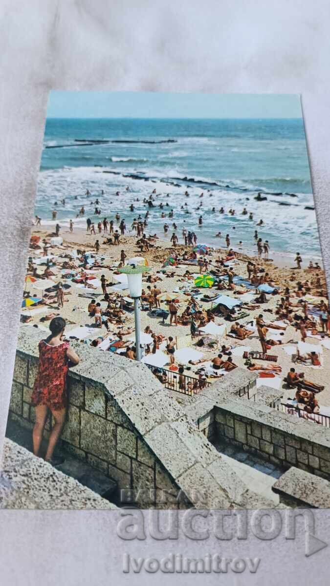 Cartolină poștală Eforie Nord Plaja Cartolină poștală Eforie Nord Plaja