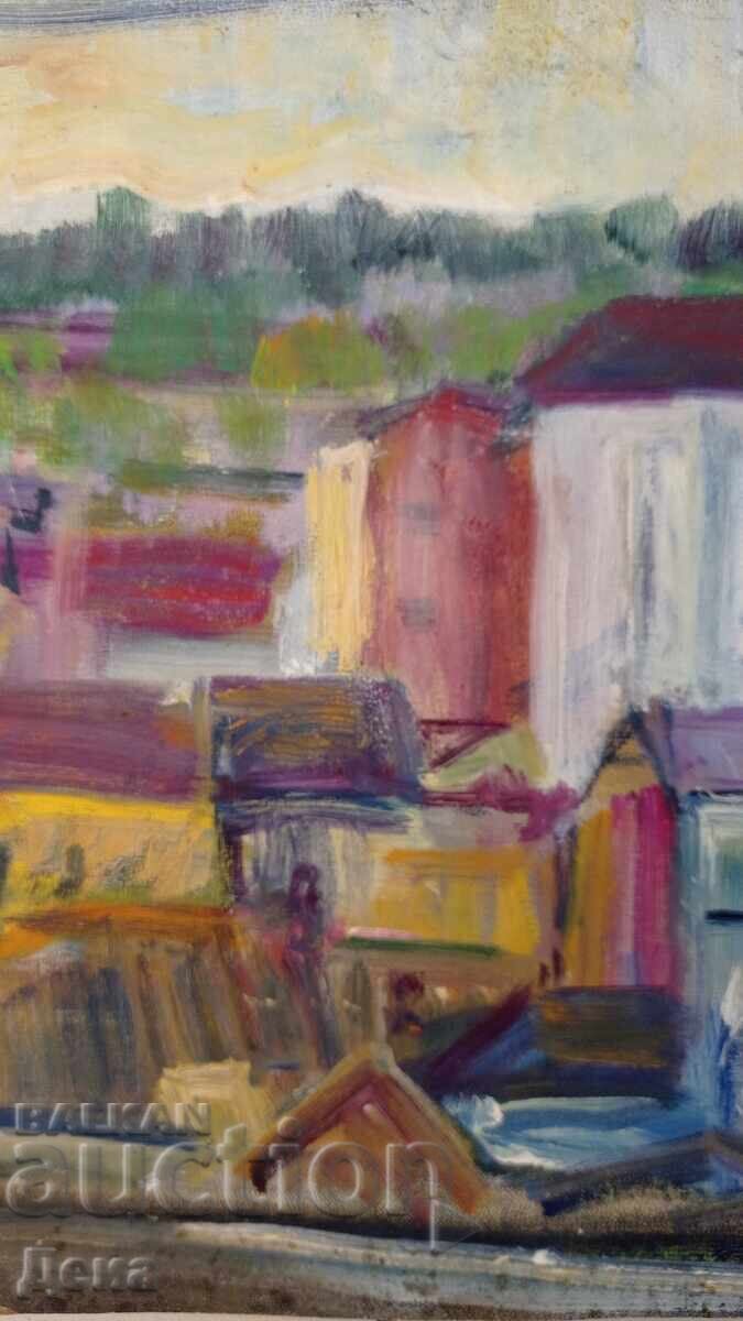 Delivery of Dimitur Kandimirov Double-Sided Painting Delivery of Dimitur Kandimirov Double-Sided Painting