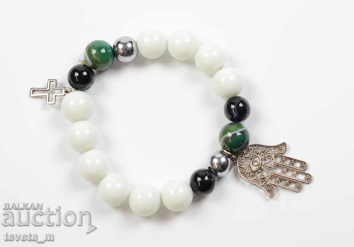 Elastic bracelet with natural stones with price 5.00 BGN | € 2.56 Elastic bracelet with natural stones with price 5.00 BGN | € 2.56