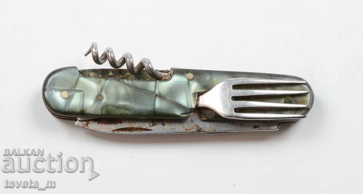 Cuțit de buzunar cu 6 unelte