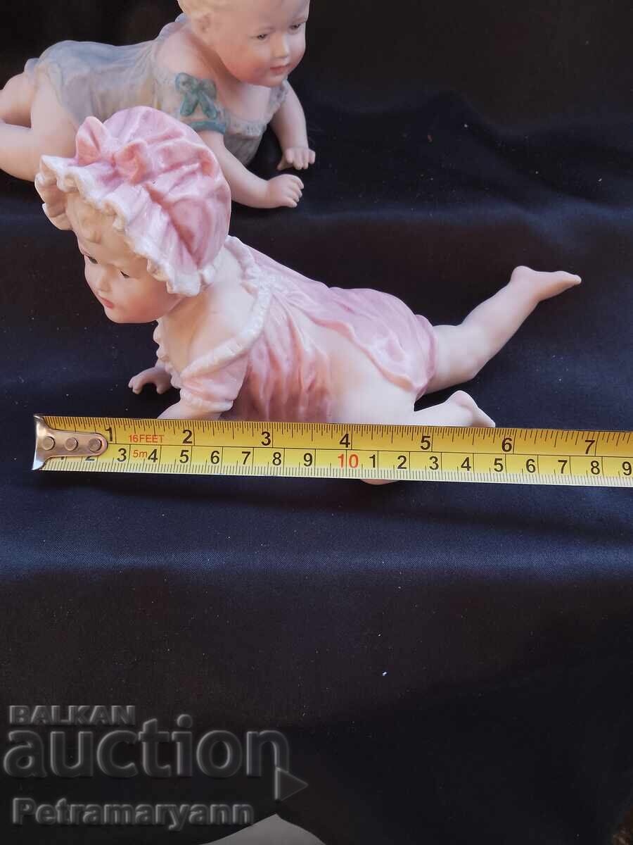 Αντίκες αγαλματίδια "Μωρό πιάνο" - 7