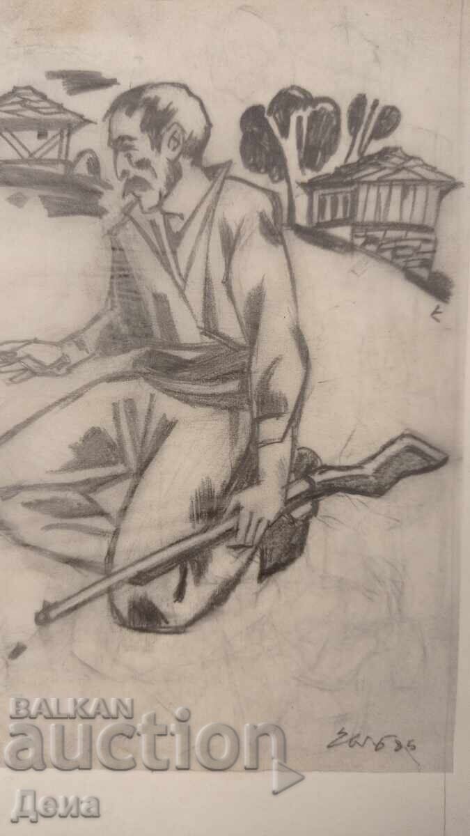 Eugene Bosyatsky drawing 1985 - 7 Eugene Bosyatsky drawing 1985 - 7