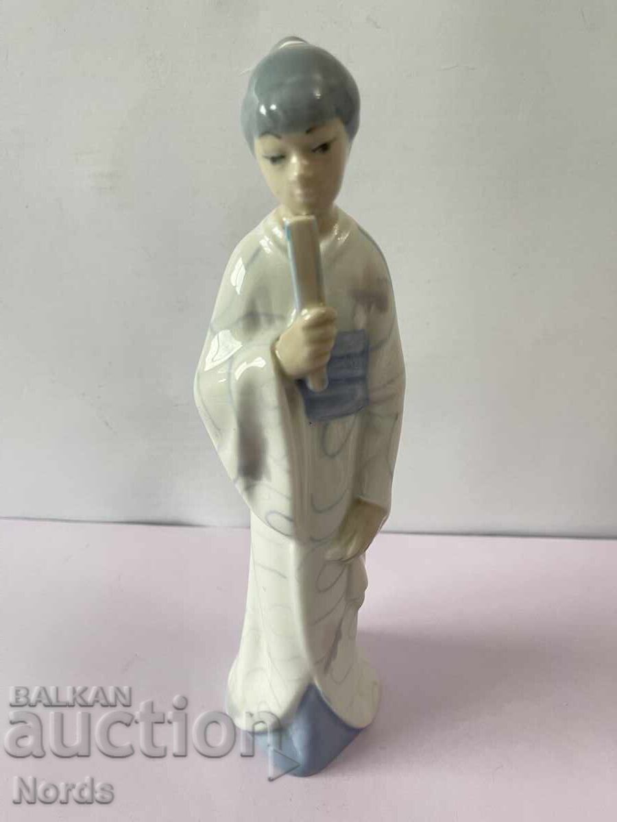 Porcelain figurine with markings Porcelain figurine with markings