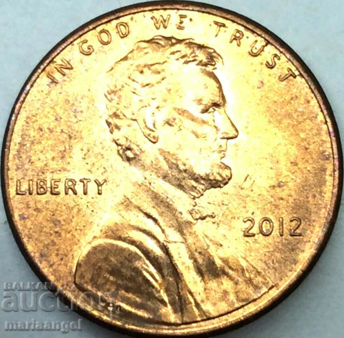 САЩ 1 цент 2012 - 6