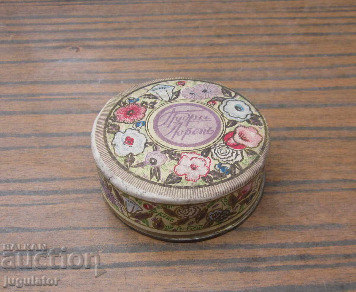 Βασίλειο της Βουλγαρίας παλιά γυναικεία πούδρα Loren Loren σε κουτί με τιμή 35.00 BGN | € 17.90 Βασίλειο της Βουλγαρίας παλιά γυναικεία πούδρα Loren Loren σε κουτί με τιμή 35.00 BGN | € 17.90