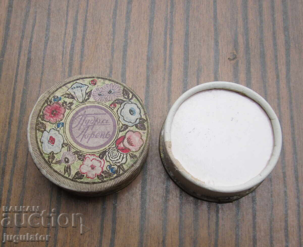 Βασίλειο της Βουλγαρίας παλιά γυναικεία πούδρα Loren Loren σε κουτί - 6 Βασίλειο της Βουλγαρίας παλιά γυναικεία πούδρα Loren Loren σε κουτί - 6