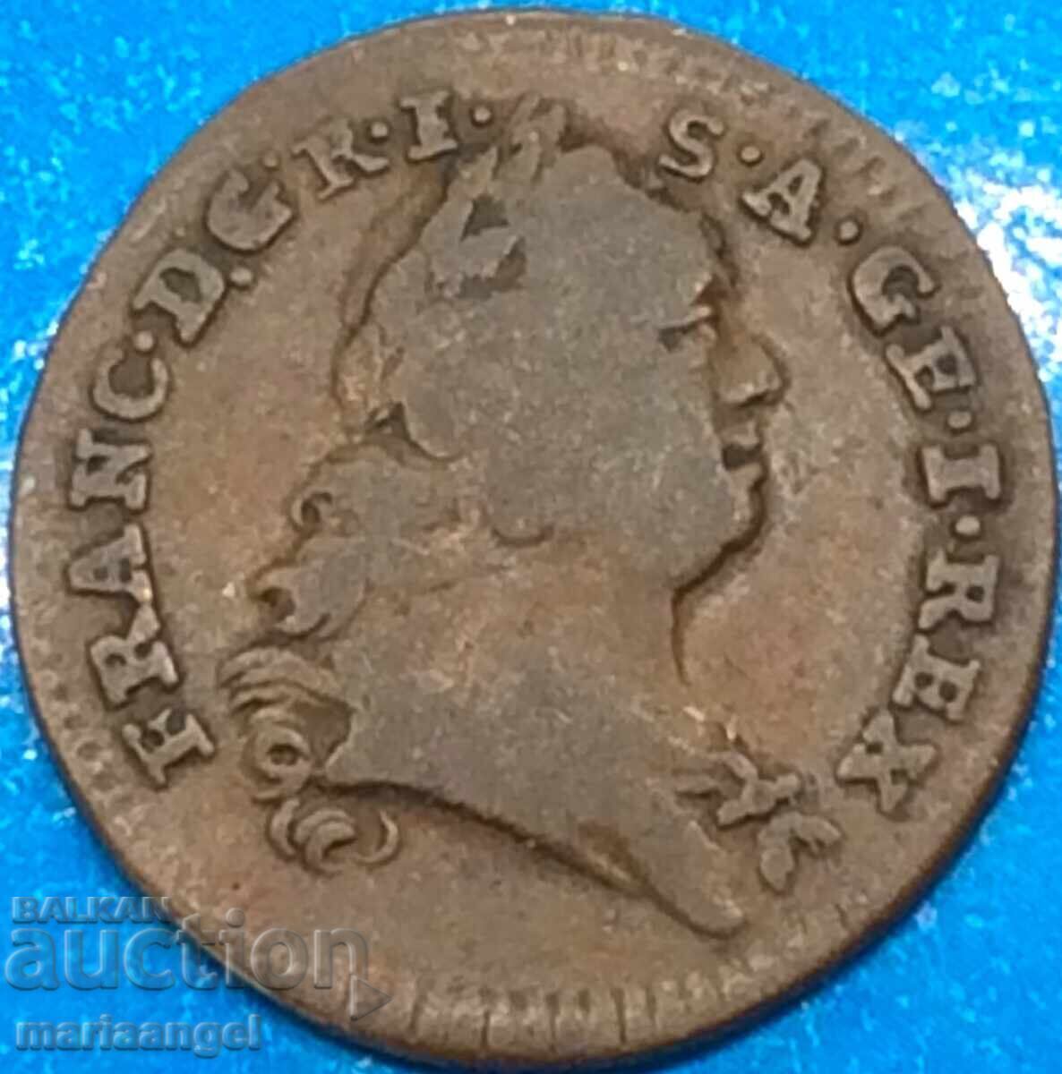 1 pfennig 1759 Austria imp. Franz Stefan 2,50g - σπάνιο - 6 1 pfennig 1759 Austria imp. Franz Stefan 2,50g - σπάνιο - 6