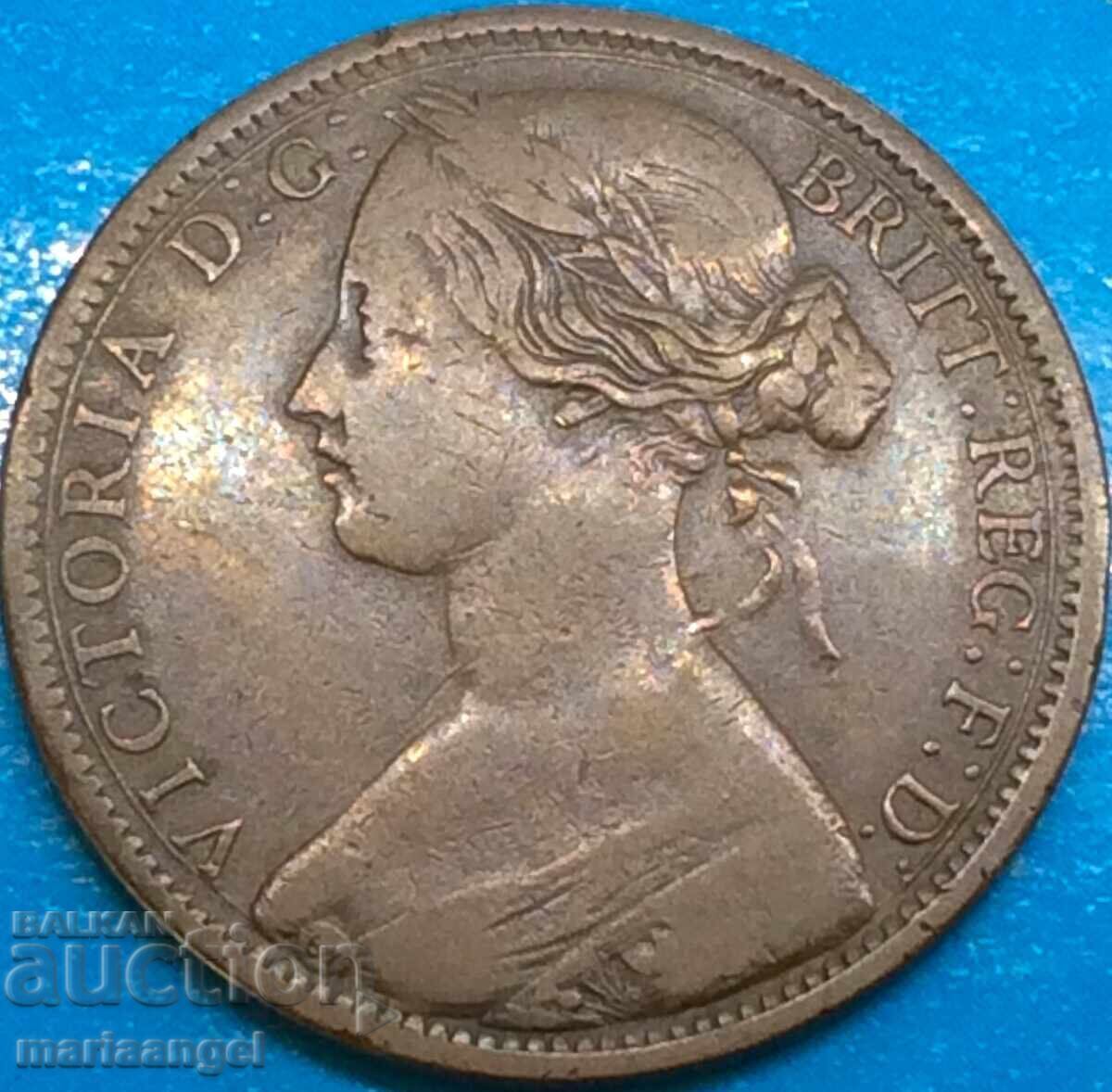 Auction  Great Britain 1 penny 1862 30mm - rare in quality