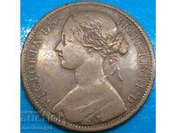 Great Britain 1 penny 1862 30mm - rare in quality
