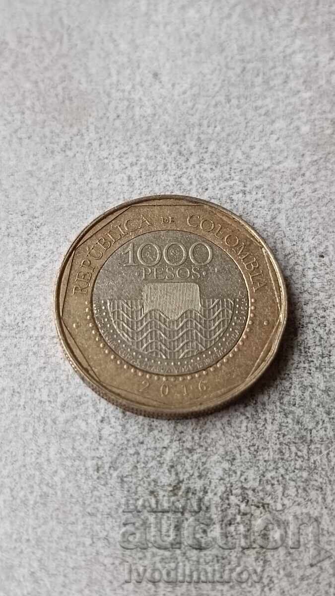 Colombia 1000 pesos 2016 Colombia 1000 pesos 2016