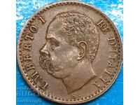 Italy 2 Centesimi 1900 Umberto I - Scarce
