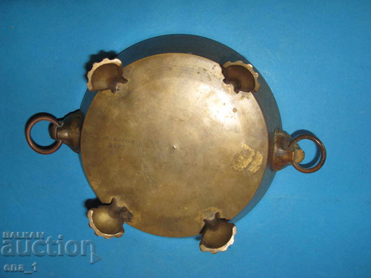 Bol decorativ vintage, stil oriental, din alamă - 7 Bol decorativ vintage, stil oriental, din alamă - 7